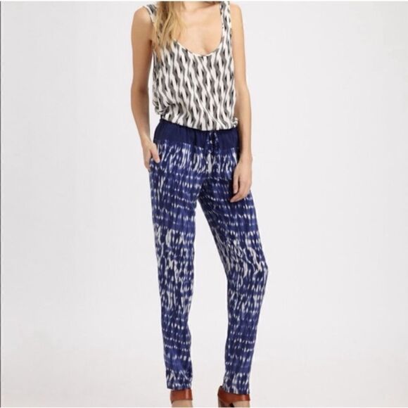 Thakoon Addition silk blue pants SZ 4 - Picture 1 of 13